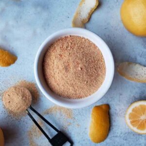 Lemon peel dry extract